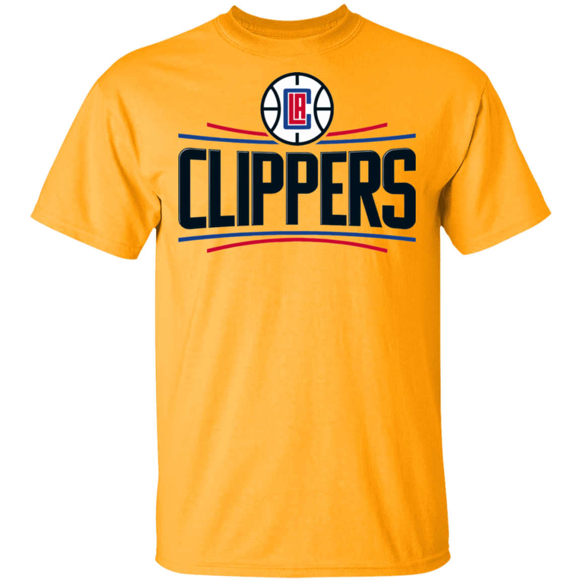 Gildan Los Angeles Clippers Logo T-Shirt Gold L
