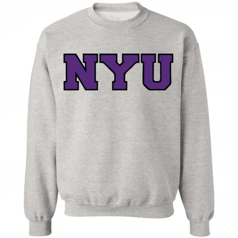 New York University NYU Sport Club Crewneck Sweatshirt - Diana T-shirt